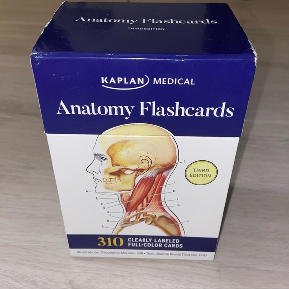 Kaplan Medical Anatomy Flashcards - Third Edition - Picture 1 of 5